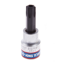 KING TONY (302750) Насадка (бита) торцевая 3/8", L = 50 мм, TORX с отверстием, T50