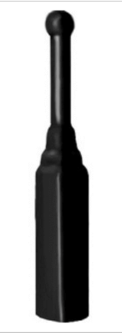 Adex Neri Rodapie clasico negro 15x15