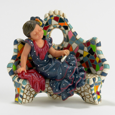 Статуэтка Отдыхая на скамейке Nadal