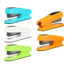 
          Степлер канцелярский Basir, 24/6 на 30 листов, серия "Университет" 12*3.7*3.5 см, ассорти
