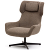 Крутящееся кресло Zalina, светло-коричневый шенилл