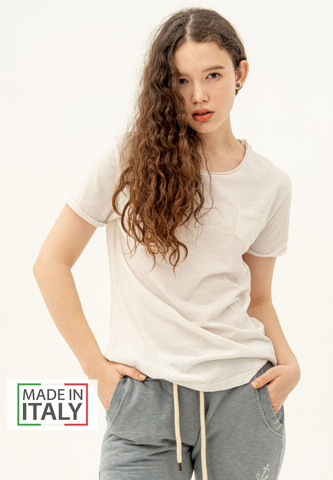 Футболка Bowery NYC однотонная Slub Sugar White