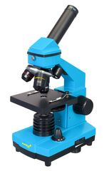 Микроскоп Levenhuk Rainbow 2L PLUS Лазурь с набором Levenhuk K50