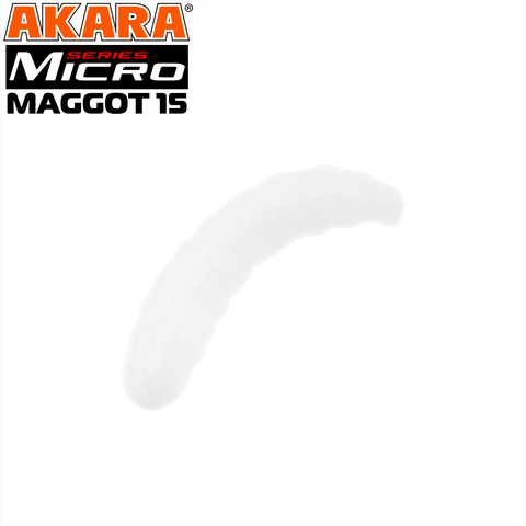 Силикон Akara MICRO Maggot 15 mm  02T   (40 шт.)