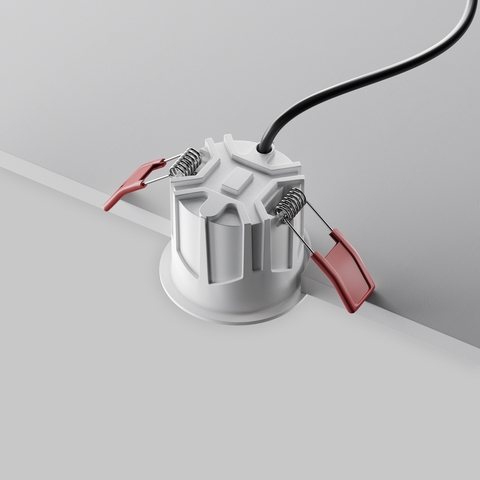 Встраиваемый светодиодный светильник Maytoni Alfa LED DL043-01-10W4K-RD-W-1