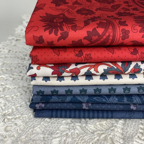 Набор ткани для пэчворка Русские сезоны 1 JulidoQuilt
