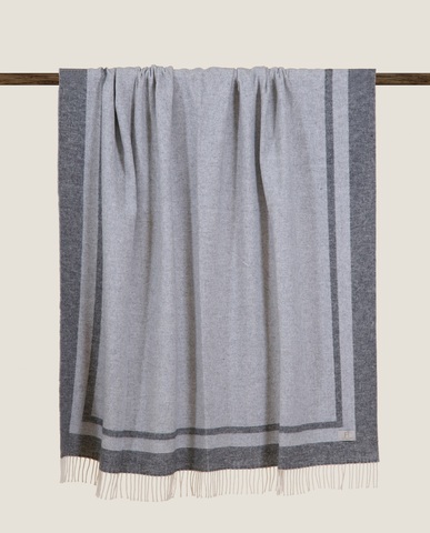 Плед 130х170 Frati Home Country Grigio серый