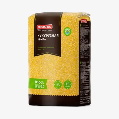 Крупа кукурузная Ярмарка 600г, шт