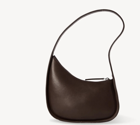 Сумка The Row Half Moon из зернистой кожи