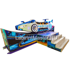 Аттракцион-качеля «Летающая белая машина»