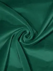 Бархат, 300 г/м2, 100% хлопок, 150 см, изумрудный