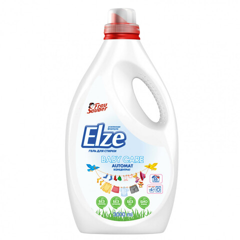 ELZE - жидкий стиральный гель (BabyCare) 3 л.
