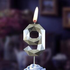 Свеча-цифра 