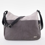 Сумка Саломея 506 мульти итальянский серо-черный