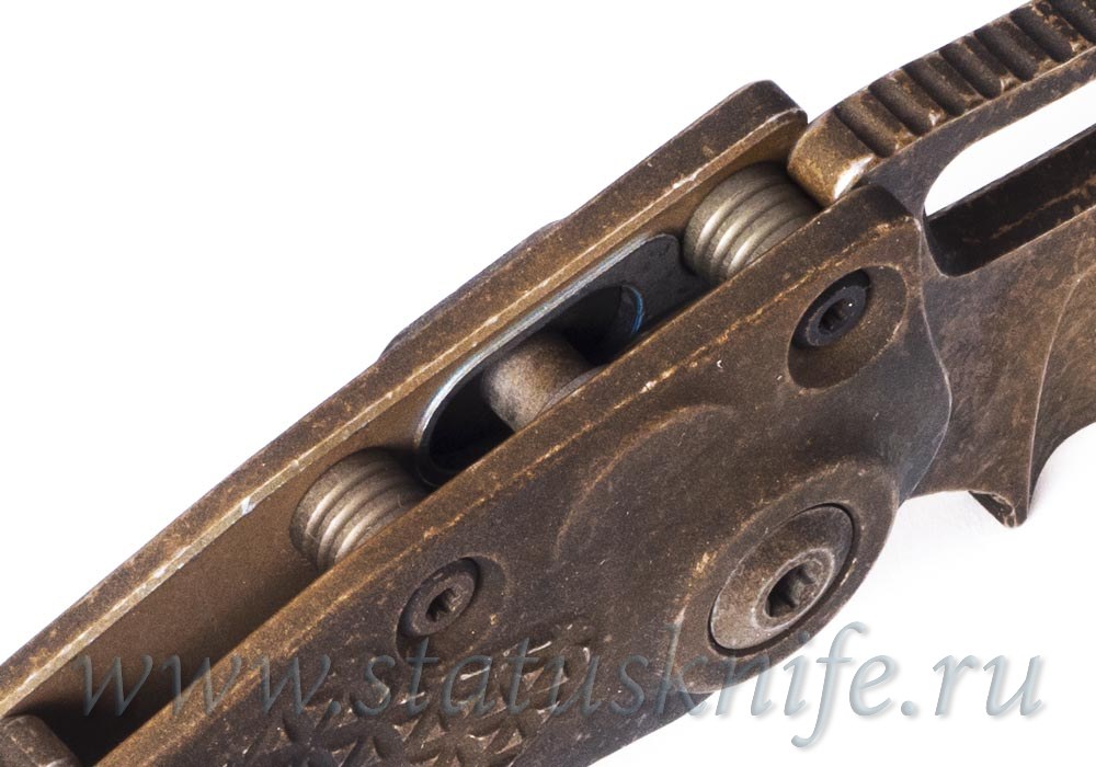 Нож Microtech Stitch Auto 169-3PLOBS Plague Outbreak Exclusive Serrated