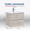 Aquanet 306295 Тумба с раковиной Алвита new 120 4 ящ. цв. дуб веллингтон белый (306295)