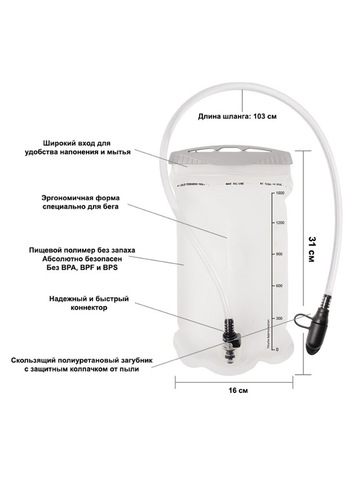 Картинка рюкзак беговой Nevo Rhino 9256 Black - 4