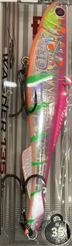 Воблер FA Relax Wagner Vib 135 V10  (тип: ратлин, плавучесть: тонущий, длина: 13.5 см., вес: 35г.)