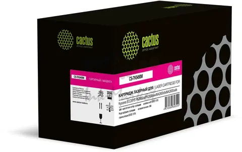 Картридж лазерный Cactus CS-TK5450M пурпурный (3200стр.) для Kyocera ECOSYS PA2600cx, PA2600cwx/MA2600cfx, MA2600cwfx с чипом
