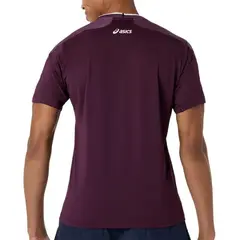 Теннисная футболка Asics Match Jacquard - dark aubergine