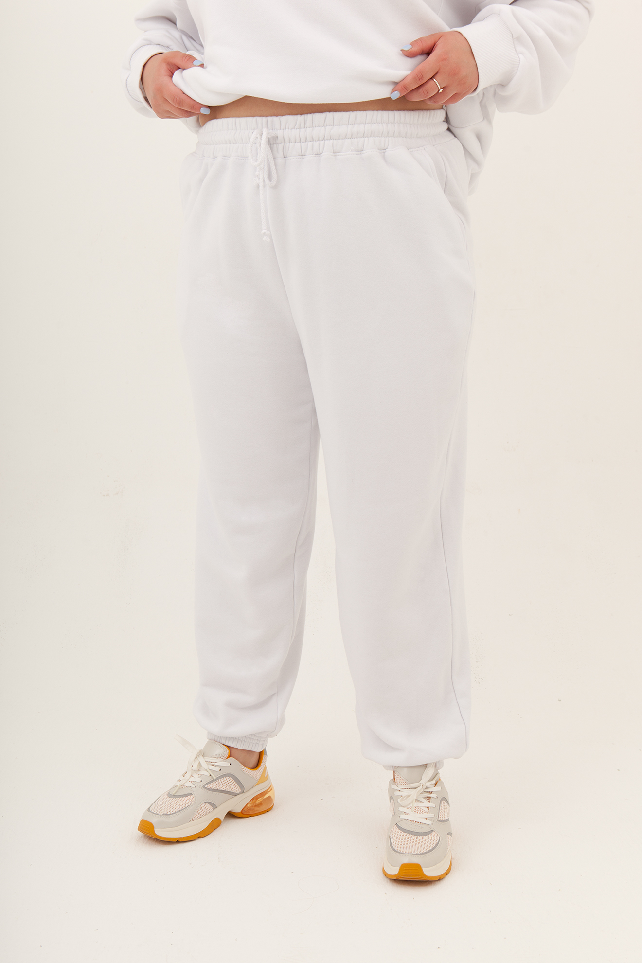 Спортивные штаны, белый