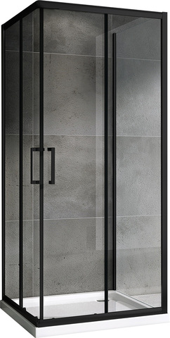 Abber AG02090B-S90B Душевой уголок ABBER Schwarzer Diamant AG02090B-S90B