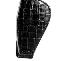 Черная маска на глаза Croco Blindfold - 