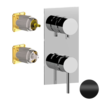 Remer X93QKBNO Смеситель для душа X-style X93QKBNO, черный матовый, шт