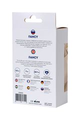 Синяя анальная вибровтулка Fancy - 10,7 см. - 