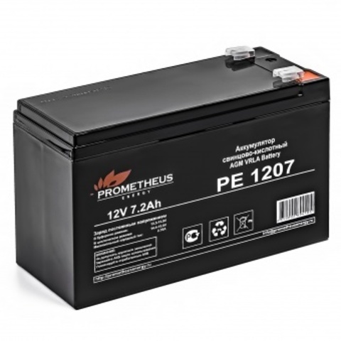 Аккумулятор Prometheus energy PE 1207 7.2 Ah 12V