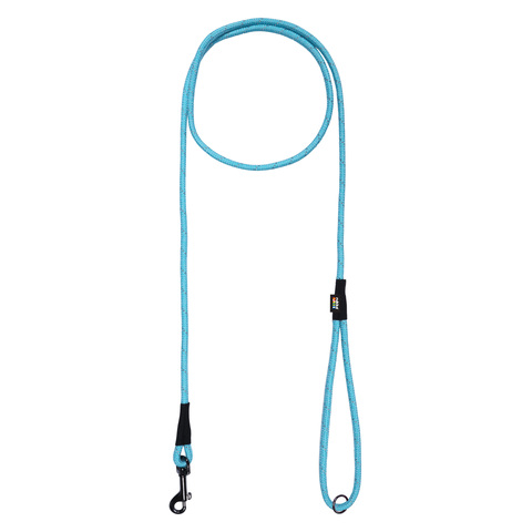 Поводок круглый шнур RUKKA PETS ROPE LEASH, цвет голубой