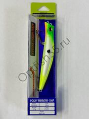 Воблер KYODA Pocky Minnow-100F 10см, 10,5гр, загл. 0м-0,2м цв:Р1037