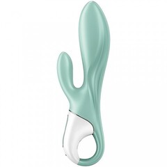 Вибратор-кролик Satisfyer Air Pump Bunny 5+, мятный