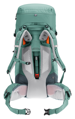 Картинка рюкзак туристический Deuter Aircontact Core 45+10 SL Jade-Graphite - 2