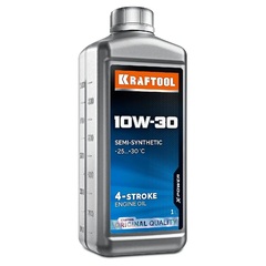 KRAFTOOL 10W-30, 1 л, полусинтетическое масло для 4-тактных двигателей (41510-1)