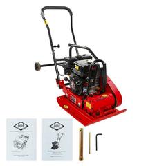 Виброплита прямоходная DDE VP80-СK (LONCIN G200F.6,5 л.с.,плита 590х420 мм,480 кв.м./час, 80 кг.КОЛЕСА) (Арт. VP80-СK)