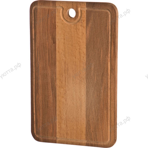 Доска разделочная Agness деревянная с желобом, 40*25*2 см - Купить