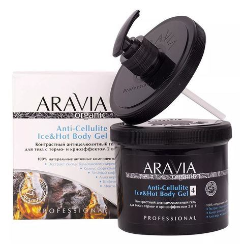 Контрастный антицеллюлитный гель для тела ANTI-CELLULITE ICE&HOT BODY GEL, 550 МЛ