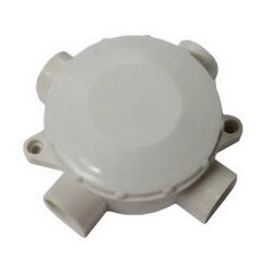 Коробка распределительная КРК 70х30мм ОУ 4х рожк.пластик белая IP20