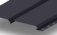 Сайдинг металлический L -Брус Norman MP ПЭ- RALL 7024 Графитовый-серый, 0.5мм