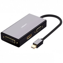 Конвертер UGREEN MD114 Mini DP to HDMI/VGA/DVI Converter, 13,3 см, черный