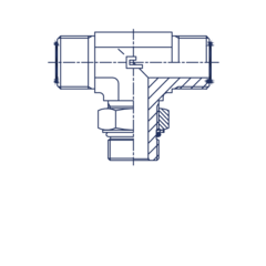 Штуцер ввертной FMTA ORFS 13/16'' D12 UNF 3/4'' CAST