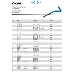 Вороток для резьбовой вставки №22 (М22) Volkel 08022
