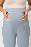 Брюки для беременных 17135 голубой туман