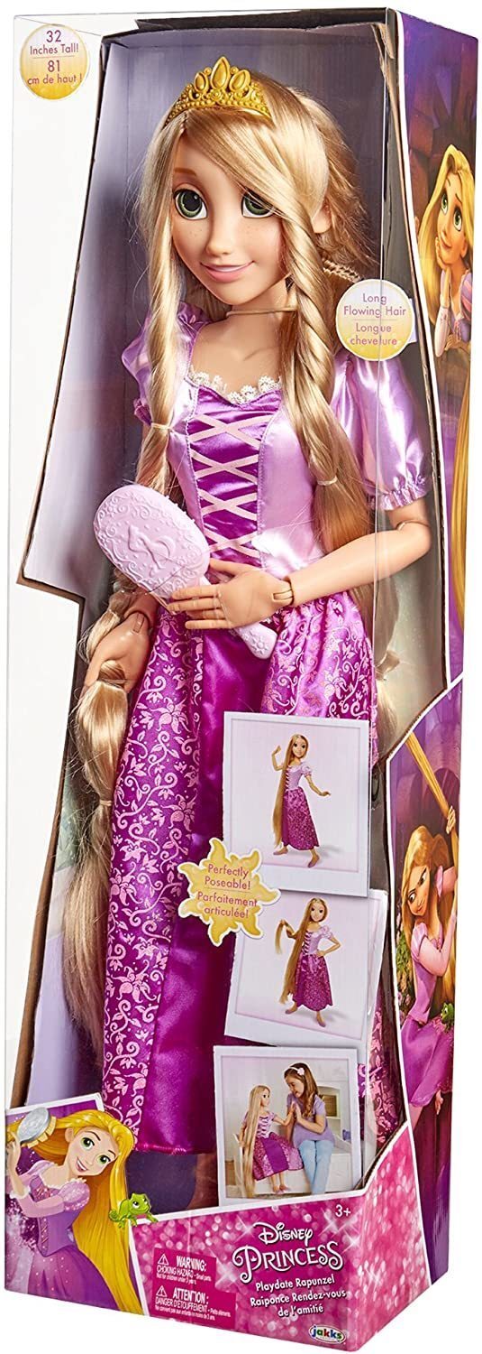 Кукла Jakks Pacific Disney Princess Рапунцель, 80 см, 61773