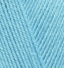 ALIZE "DİVA", 100% Микрофбира акрил, 100 гр, 350 м, 346 светлая бирюза