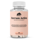 Железо Феррум Актив, Ferrum Active, Prime Kraft, 90 вегетерианских капсул 1
