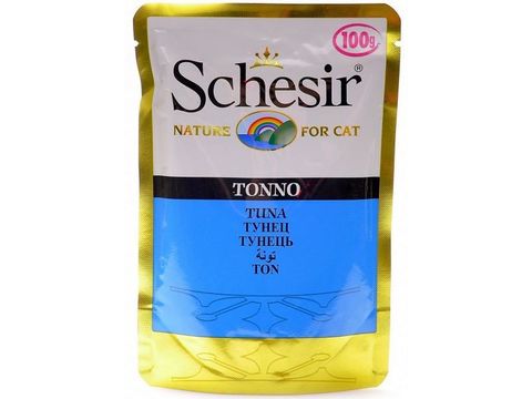 Schesir пауч для кошек тунец 100г