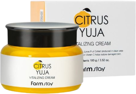 Farmstay With Yuzu Extract Cream Крем для лица освежающий с экстрактом юдзу