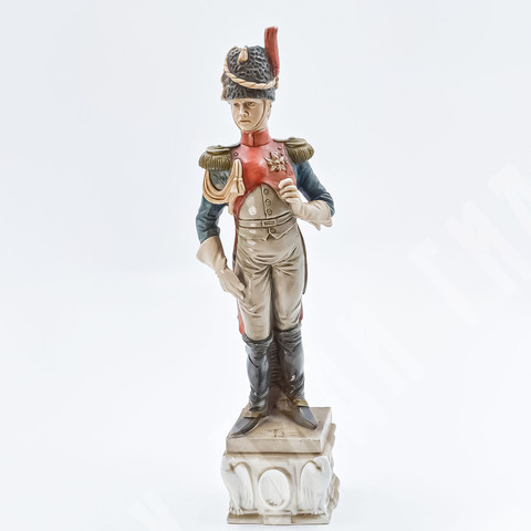 [Коллекционная статуэтка] «Маршал». Фарфоровая скульптура из серии «Армия Наполеона». Италия. 1950-е